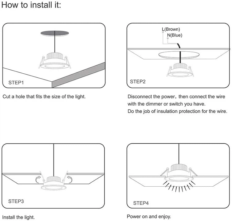 75mm led downlights 75mm led downlights