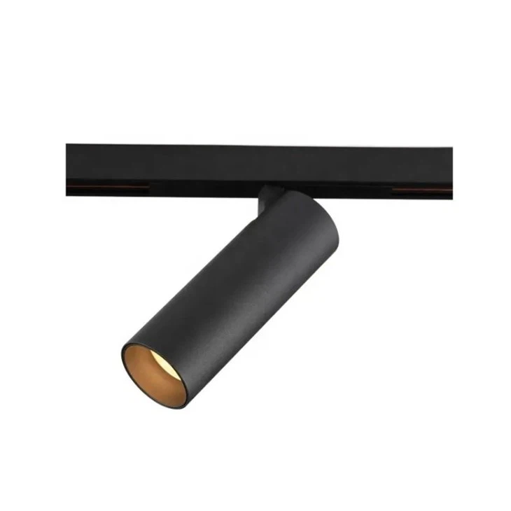 black ceiling track