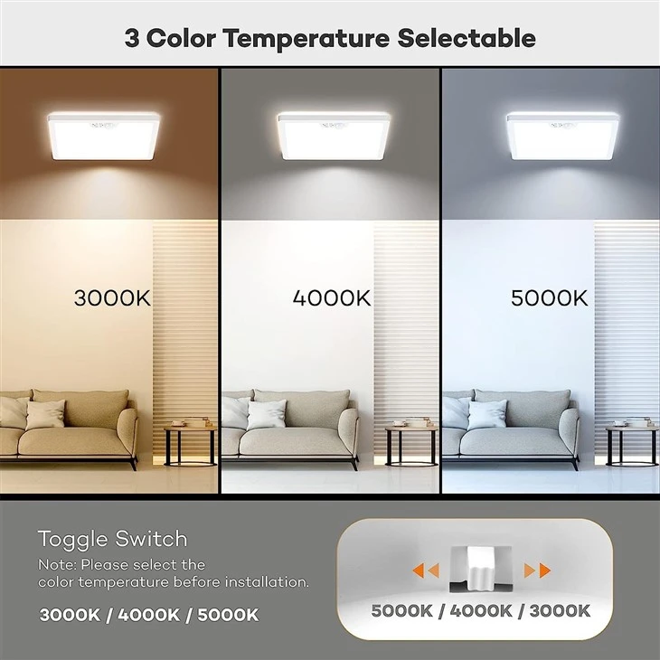 Square Motion Ceiling Light 1