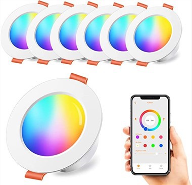 15W Smart APP Dimbare LED-innfelte taklamper