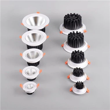 Led downlight med høyt lumen