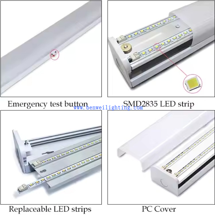110-277V 12W 3100K Led Batten Light