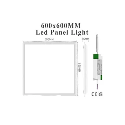 Led Flat Panel Light 220-277V 6000K 8W