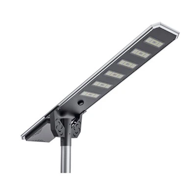 Led gatelys med solcellepanel 20W