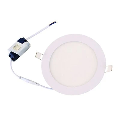 Slank rund panel lys Led